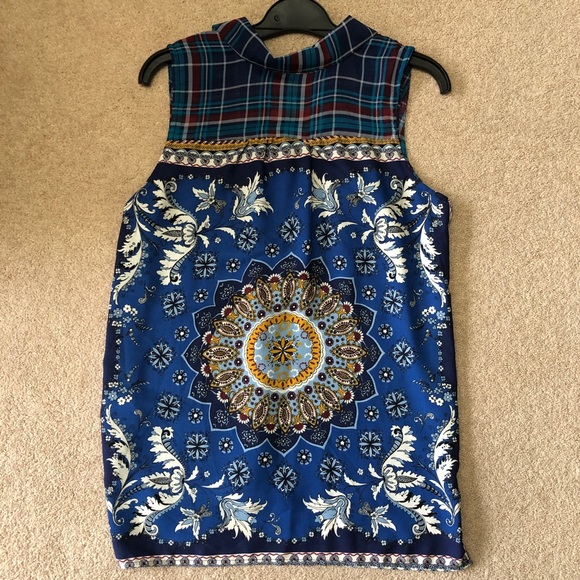 Xhilaration Sleeveless Printed Top - Picture 2 of 5